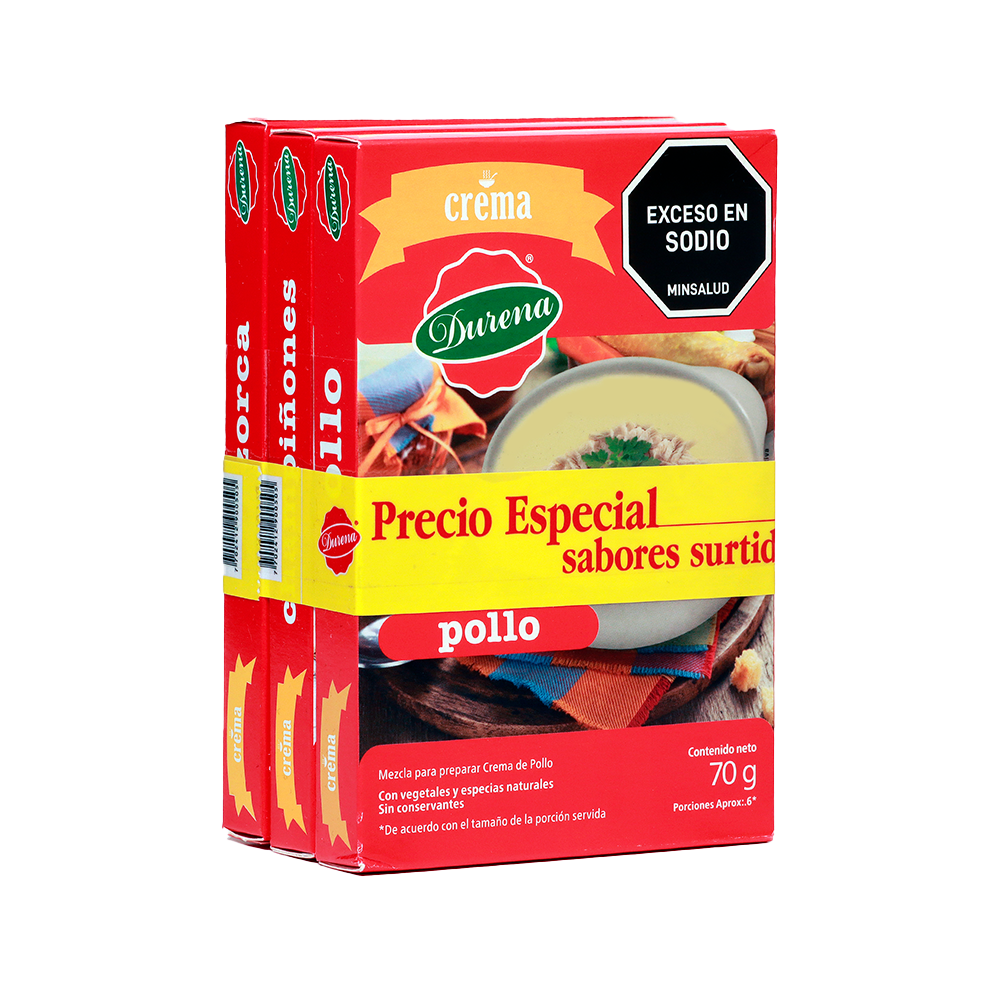 combo cremas surtido durena 70g combo cremas surtido durena 70g